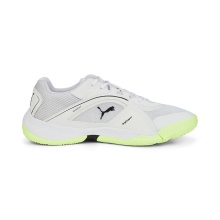 Puma Indoor Shoes Solarstrike II white/lime Men